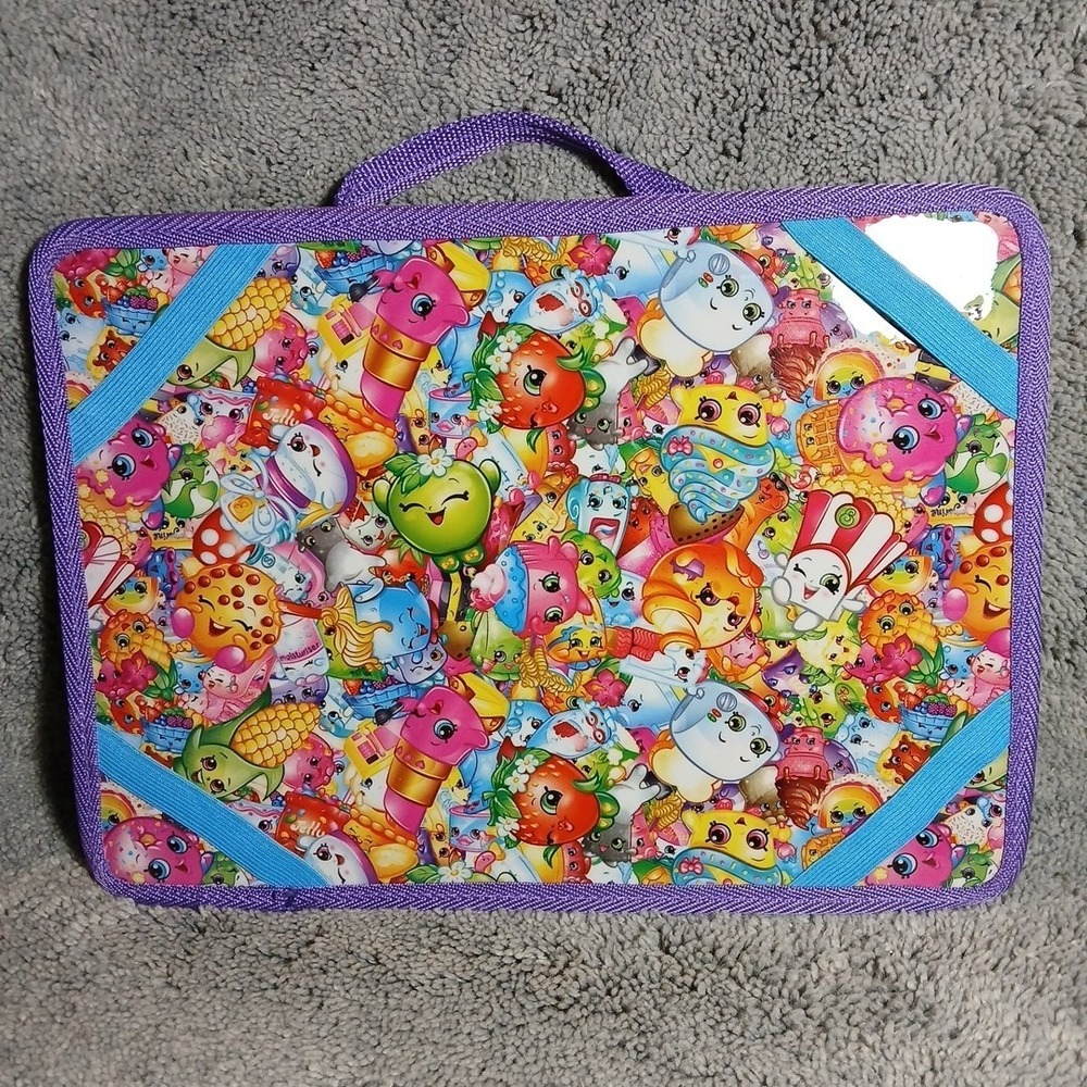 Shopkins Travel Lap Tray 14" X 11" With Stickers And Markers